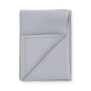 Organic Home Tea Towel Tundra Misty Grey GOTS