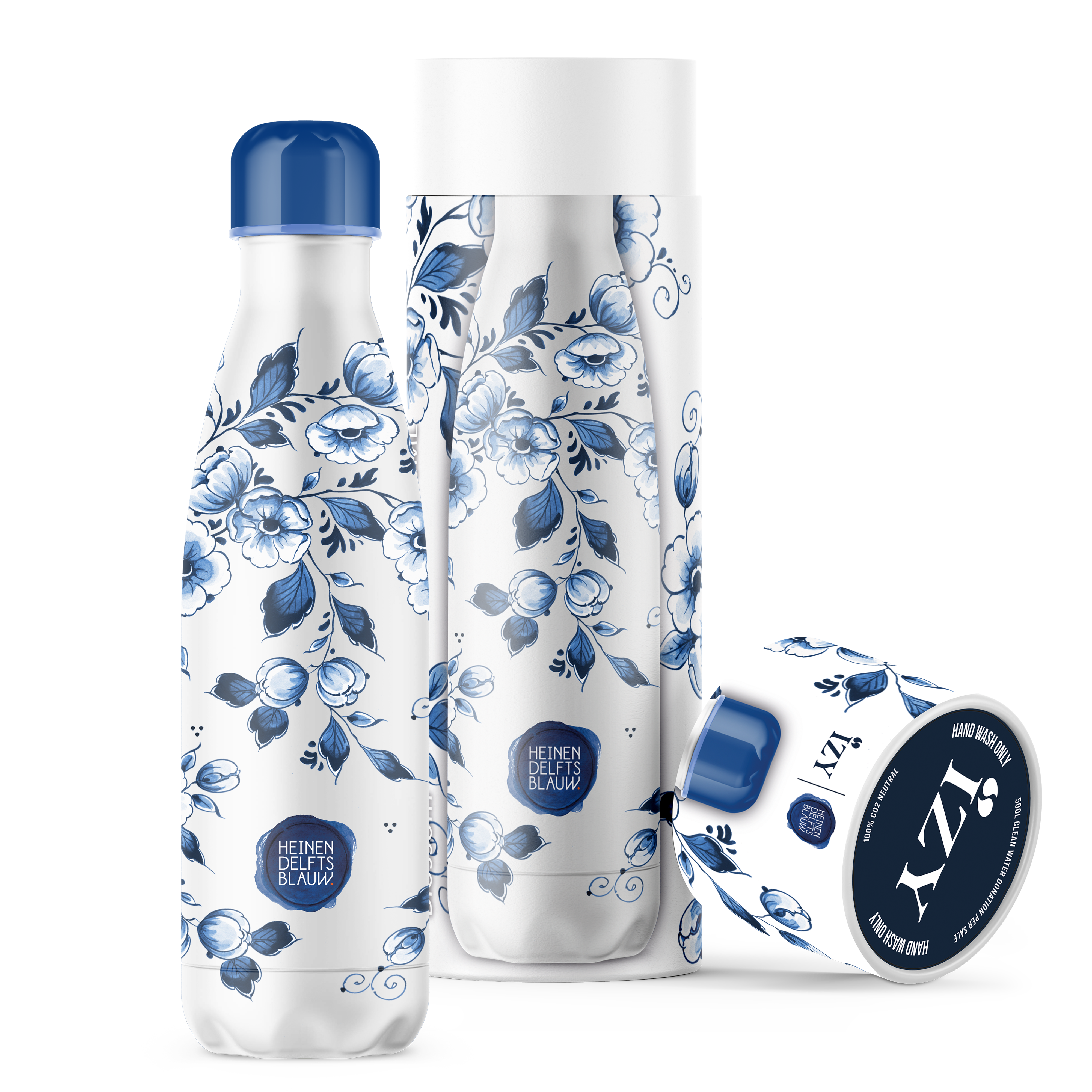 IZY Bottle - Heinen Delfts Blue Blossom 500ML