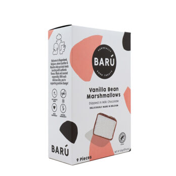 BARÚ Chocolate Marshmallow - Vanilla Bean Milk Chocolate 120gr