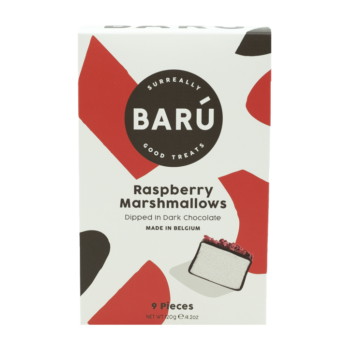 BARÚ Chocolate Marshmallow - Dark Chocolat/Raspberry 120gr