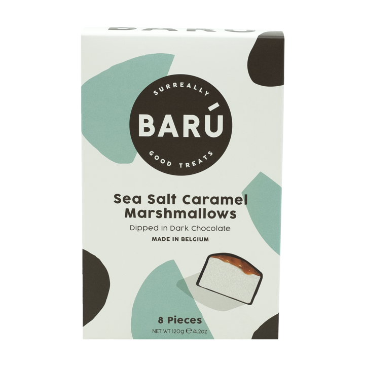 BARÚ Chocolate Marshmallow - Dark Chocolat/Sea Salt Caramel 120gr